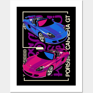 Porsche Carrera GT Nostalgia Posters and Art